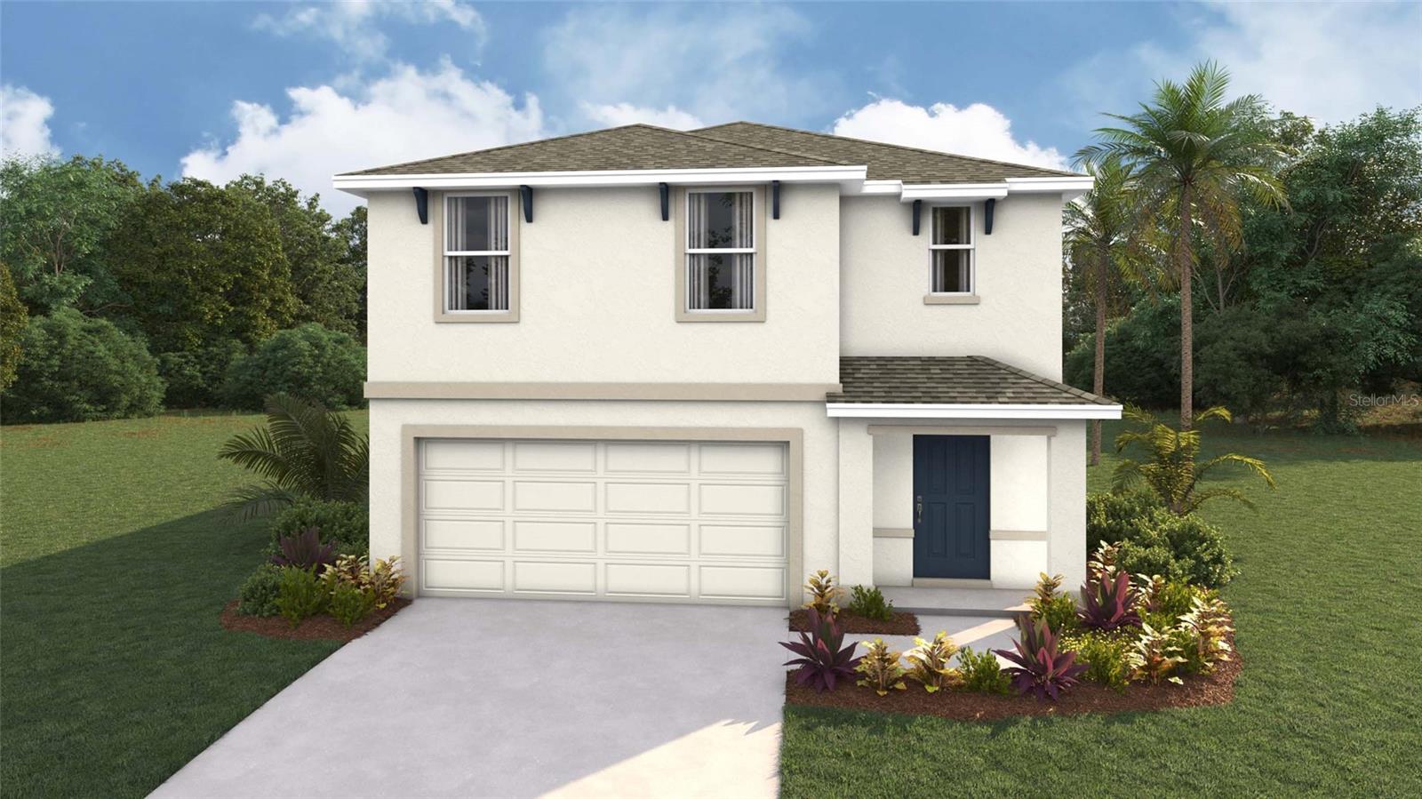 One or more photo(s) has been virtually staged. Under Construction. Welcome to the epitome of modern living in this two-story, 5-bedroom home with an open-concept downstairs. The ground floor seamlessly integrates the living, dining, and kitchen areas creating a spacious and inviting atmosphere. The primary bedroom is located upstairs, with an ensuite bathroom and walk-in closets. The kitchen is well-equipped with a stainless-steel range, microwave, built-in dishwashe. The laundry room has a washer and dryer hook up. This home offers a perfect blend of shared living spaces and private retreats. Welcome home to a perfect synthesis of style and practicality. Pictures, photographs, colors, features, and sizes are for illustration purposes only and will vary from the homes as built. Home and community information including pricing, included features, terms, availability and amenities are subject to change and prior sale at any time without notice or obligation. CRC057592.