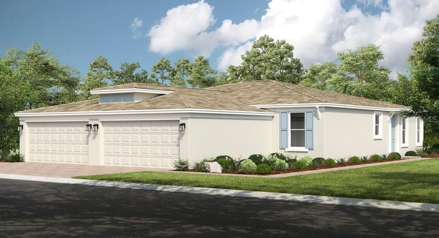 What's Special: Cul-de-Sac Lot | Dedicated Home Office | Covered Extended Lanai. New Construction – Ready Now! Built by Taylor Morrison, America’s Most Trusted Homebuilder. Welcome to the Caicos at 16072 Ivy Ridge Court in The Cove at West Port. This new twin villa blends style and functionality in an open-concept design that feels bright and inviting. At the heart of the home, the gourmet kitchen features a spacious center island that’s perfect for casual meals or gathering with friends. Crown molding adds a touch of elegance throughout the main living areas, where the great room and dining space flow together seamlessly. Sliding glass doors open to an extended covered lanai, creating a relaxing outdoor retreat. The primary suite offers a peaceful escape with a spa-inspired bath and a large walk-in closet. A secondary bedroom with a nearby full bath provides comfort for guests, while the dedicated study with french doors at the front of the home adds flexibility for work or quiet time. If you’re searching for a gated, luxurious community in the heart of vibrant Charlotte County, Florida, look no further! The Cove at West Port offers exciting amenities including pickleball courts, a clubhouse, and a heated pool, plus convenient shopping and dining just minutes away. With a brand-new streetscape and a lively atmosphere, you’ll never run out of things to do. Visit our decorated models today and envision your dream lifestyle. Additional Highlights Include: Study in place of flex, double pocket doors at study, and extended covered lanai, garden fence. Photos are for representative purposes only. MLS#A4672947