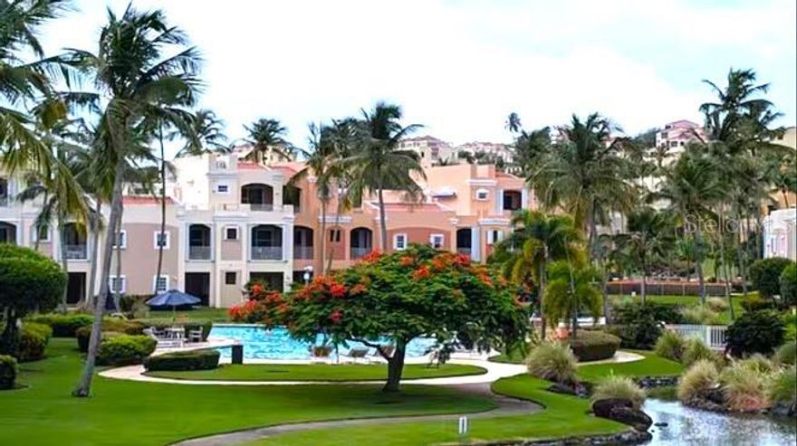 First Floor Garden Unit close to the beach.   2 bedrooms and 2.5 baths.  Main villa has one bedroom 1.5 bath plus  an additional room with kitchennete with its private accsees.    Ideal for hosting guests or renting.  Allows AirBnb.    Remodeled with details in marble, granite, new doors, fascias and lighting.  

Other extras: power batteries, transfer switch and roll-up storm shutters.  Convenient additional storage.  Deed-assigned parking and visitor parking.   

Fairway Courts is the best unit development in Palmas!  Features a Swimming pool, 24/7 security, tennis courts, gym and beautiful landscaping work at its central courtyard.   Palmas has an established community with churches, school, equestrian centre and restaurants and marinas.