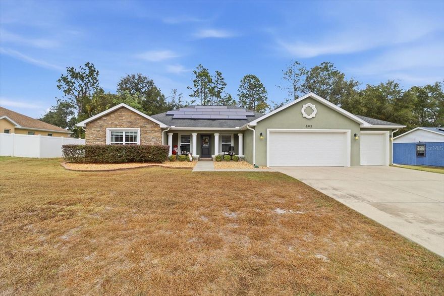 Welcome to 8393 SE 159th Lane in Summerfield! This charming, move-in-ready home offers comfort, convenience, and a fantastic lifestyle location. Enjoy paid-off solar panels with transferable warranties, and gutters that surround the home giving you long-term savings and peace of mind from day one.
Located in Orang Blossom Hills a friendly community with quick access to shopping, dining, medical services, and US-441, this home also offers the bonus of golf-cart access to surrounding areas connected to The Villages, where you can enjoy entertainment, restaurants, and everyday conveniences.
Inside, you’ll find a well-maintained, inviting space for year-round living or seasonal enjoyment. With low operating costs, a great location, and a relaxed Florida feel, this Summerfield home is the ideal blend of value and lifestyle.
Come see why 8393 SE 159th Lane is the perfect place to call home!