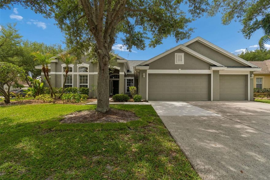 10243 Shadow Branch Drive presents an exceptional opportunity to own a spacious pool home on a desirable corner lot within the gated community of Arbor Greene. Featuring 4 bedrooms, 3 full bathrooms, and a 3-car garage, this home offers generous living spaces and timeless appeal in one of New Tampa’s most sought-after neighborhoods.

From the moment you enter, you’ll appreciate the high ceilings and natural light that create an open and airy feel throughout the home. The thoughtfully designed split-bedroom floor plan offers both formal and casual living spaces, making it ideal for everyday living and entertaining alike.

At the heart of the home, the kitchen features updated countertops, ample cabinet space, and overlooks the main living areas and pool. Step outside to enjoy true Florida living with a covered lanai, expansive paver patio, and private screened pool enclosure — creating the perfect space for relaxing, entertaining, or enjoying year-round outdoor living.

Situated on a beautifully positioned corner homesite, the property offers added curb appeal and privacy while the oversized 3-car garage provides plenty of room for vehicles, storage, or hobbies.

Residents of Arbor Greene enjoy resort-style amenities including 24-hour gated security, clubhouse, fitness center, tennis courts, community pools, parks, and scenic walking trails. Conveniently located near top-rated schools, shopping, dining, hospitals, and major highways, this home combines space, comfort, and lifestyle in one of Tampa’s premier master-planned communities.