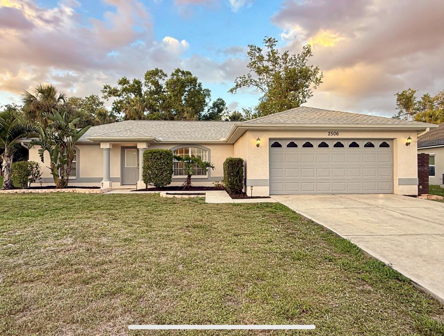 Newly remodeled and Fully Furnished! New flooring, New A/C, appliances,water softner with reverse osmosis system, and new water heater. The home has a large salt water pool and privacy fence in the backyard. It is beautifully furnished with new high end furniture. Conveniently located to beaches and shopping.