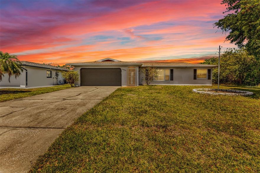 PRICED TO SELL- 2 Bedroom, 2 Bathroom, 2 Car Garage POOL HOME in the heart of Port Charlotte welcomes new owners to make it shine once again! This property features impact windows throughout, including an impact-rated garage door, a roof replaced approximately three years ago, and an HVAC system installed four years ago. Additional highlights include underground utilities and a 10’ x 10’ insulated shed for added storage or workspace. Offering strong structural updates and a solid foundation, the home presents an excellent opportunity for a new owner to enhance and personalize with cosmetic improvements. Ideally situated on a quiet street, this property is well-suited for buyers seeking value and the ability to tailor a home to their preferences.SOLD AS-IS WITH COURT APPROVAL REQUIRED. Schedule your private showing today.