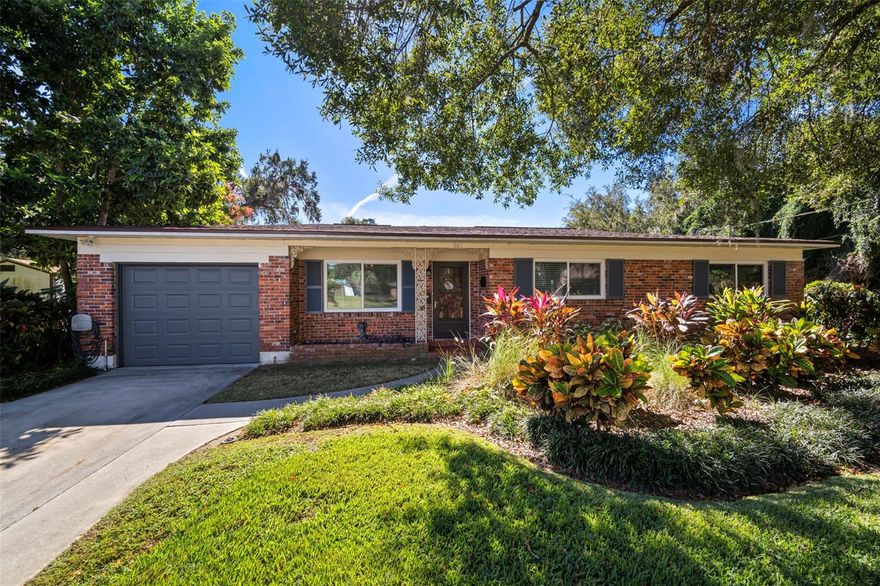 Discover one of South Brandon’s most desirable NO HOA neighborhoods—an established, quiet community close to schools, shopping, dining, and major Tampa Bay commuter routes. Set on a .32-acre oversized lot, this 3-bedroom + den pool home offers the space, character, and flexibility that Brandon buyers value. Inside, you’ll find a classic Florida ranch layout.  2021 heated square feet with formal living and dining rooms at the front of the home, ideal for gathering or entertaining. The family room, complete with a brick hearth and gas fireplace, creates the heart of the home. Feel the warm welcome of the large kitchen with wrap around seating big enough to seat 12 or more!  Center island creates optimal space for cooking with plenty of cabinets and pantry storage.  Gather round the kitchen table and enjoy fellowship or holiday meals. The back door opens to a spacious outdoor living space- all covered and screened, which flows seamlessly to the oversized screened-in pool area- a perfect setup for year-round Florida living.  The large, fully fenced yard provides ample room for pets or gardening and includes both a detached shed and an attached garage. Built in 1959, the home retains some of its mid-century charm in the primary suite through original bathroom tilework in the en-suite master bathroom and custom woodwork around the closet. Generously sized secondary bedrooms share an full-sized secondary bathroom with updated tile, vanity and fixtures. The den offers flexibility as a home office or additional 4th sleeping space. Pride of ownership adds peace of mind. NEW ROOF in January 2024, WINDOWS replaced in 2021, NEW WELL in 2025 and consistently maintained systems including an HVAC in 2015 and HWH in 2024. Homes offering no deed restrictions, a large lot, pool, and a central South Brandon location hard to find. This property delivers the space, charm, and options today’s buyers are looking for. It's good to be home.