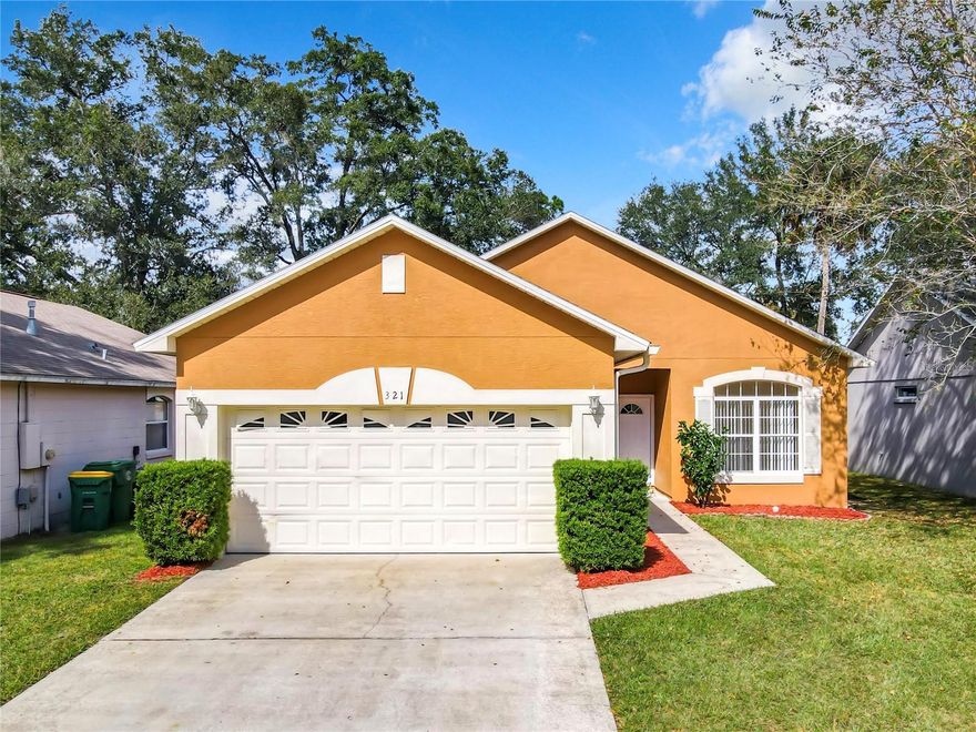 Discover this 3/2 beautiful home located in the Heritage community in Deland! Featuring a well-planned split floor layout, ceramic tile seamlessly gracing every room and fresh paint throughout the whole house. In addition to updated bathrooms, the property boasts a three-year-old AC unit and a brand-new roof installed in 2022. Conveniently located near shopping, this home harmoniously combines comfort with accessibility.