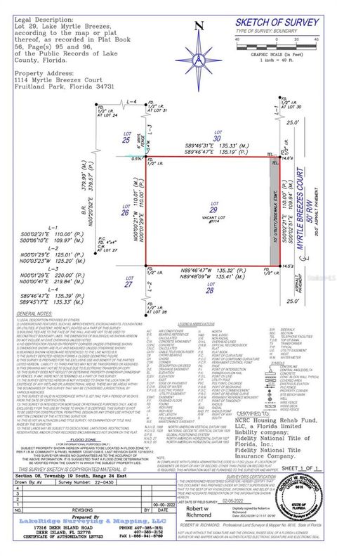 1114 MYRTLE BREEZES COURT FRUITLAND PARK FL 34731
