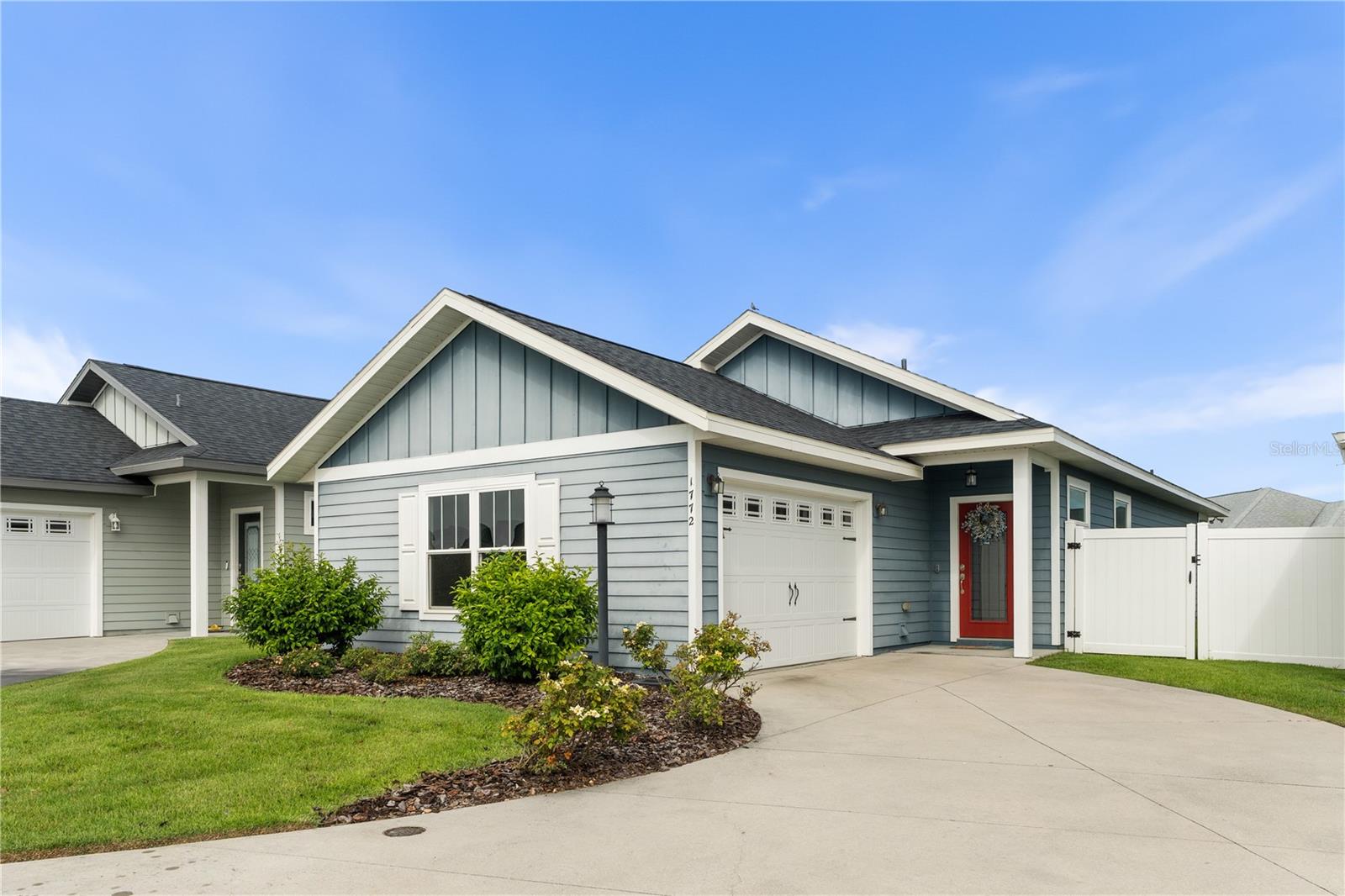 Welcome to 1772 SW 245th Terrace! This adorable 3-bedroom, 2-bath home is tucked inside the popular CountryWay Town Square community in Newberry. Built in 2020, it still feels fresh and modern with an open layout, luxury vinyl flooring, and stone countertops throughout.
You’ll love the spacious primary suite with a walk-in closet, and the kitchen comes fully equipped with all appliances—including washer and dryer—so you can move right in. Outside, enjoy your own vinyl-fenced backyard, plus a 1-car garage and extra parking space. The neighborhood offers great amenities like a community pool, fitness center, and plenty of sidewalks for evening strolls. You're just a short walk to restaurants, shops, and community events—everything you need is right nearby. Low HOA and zoned for great Newberry schools, this home is clean, cozy, and ready for its next chapter—come see it in person!