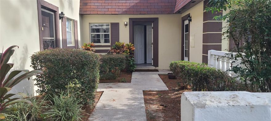 Newly renovated and ready to rent! 1 bedroom first floor condo with patio, appliances, spacious bedroom, modern color scheme, no carpet, community features pool, tennis court, and more! First, last, and security required, tenant must also provide proof of renters insurance within 30 days of signing lease. 

There is a hookup for a stackable washer and dryer, but stackable is not provided