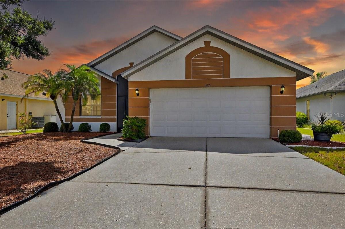 Experience the ultimate Florida lifestyle in this beautifully maintained 3-bedroom, 2-bath single family home located in the highly sought-after 55+ community of Sun City Center! Designed for comfort and style, this home boasts high ceilings, a formal dining room for special gatherings, and a charming kitchenette perfect for casual meals. The master suite is a true retreat, featuring a master bath equipped with a walk-in whirlpool tub for relaxation and a walk in shower along with a large vanity. Enjoy the screened front entry and spacious screened lanai out back ideal for morning coffee or evening unwinding. Energy efficiency is second to none with fully paid for solar panels that come with a fully transferable warranty, keeping the electric bill under $50 in total year to date, plus a new 2025 A/C for year-round comfort and peace of mind. Roof (2014) Sun City’s resort-style amenities include two clubhouses, multiple sparkling pools, countless social clubs, and activities for every interest all within a friendly golf cart community that allows easy access to shops, dining, Hospital, doctors and entertainment without ever starting your car. Whether you’re seeking an active, social lifestyle or a peaceful retreat, this home delivers the perfect blend of elegance, convenience, and community. Here, every day feels like vacation don’t miss your chance to make it yours!