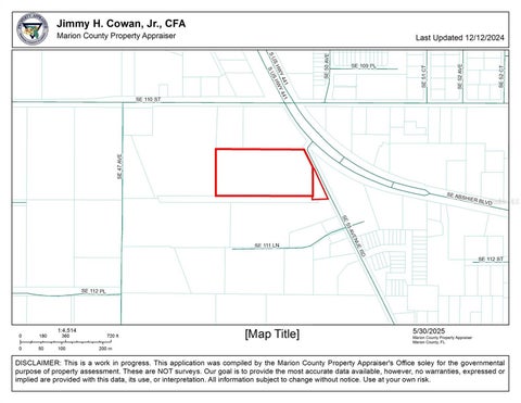Tiny photo for 11090 SE 55th Avenue Road, Belleview, FL 34420 (MLS # OM702675)