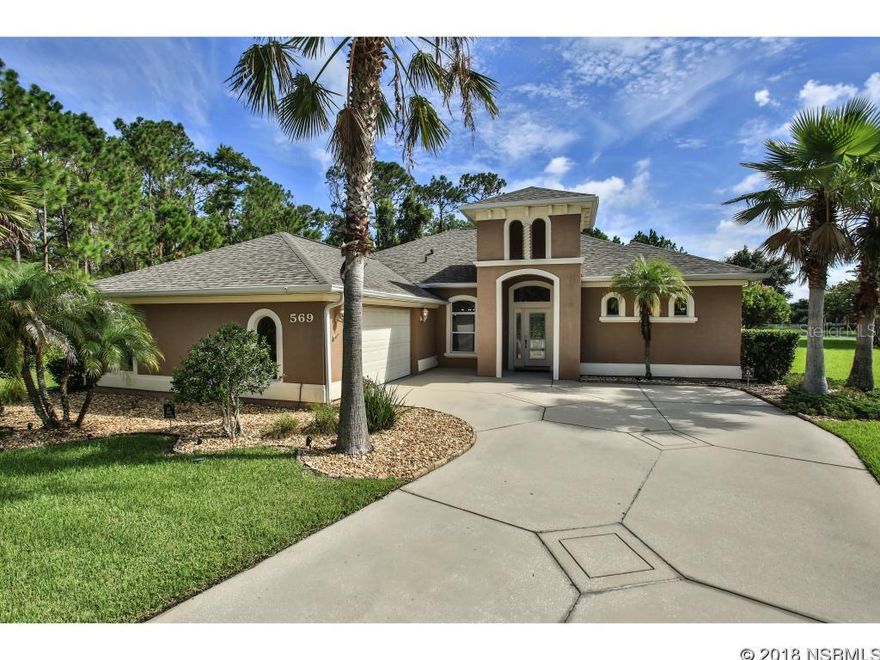 Well maintained Paytas built 3 Bedroom, 2 Bath + Office/Den Pool Home...Located on one of the few Oversize Waterfront lots in Venetian Bay on a Cul-de-Sac with a Conservation Area on the left side of the home offering Privacy...Open Floor Plan...Stainless Steel Appliances...NEW ROOF 2017...New Pool Screening 2017...Remote Control Propane Fireplace...Inside of the home recently Repainted...Large Owner's Bedroom...Oversize A/C Garage, 624 sq. ft. with new Epoxy Floor...Large Lanai area...Extra Large Backyard...Landscape Lighting...View of the Pool and the Lake from the Living Room...Shows very well. ;Water: City