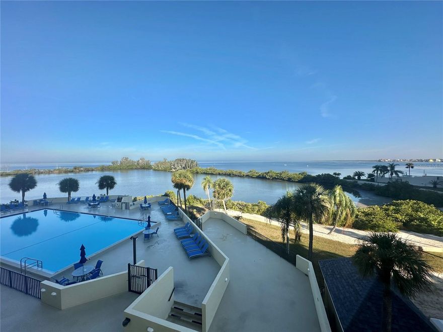 LENDER OWNED FORECLOSURE! Private lender selling this Foreclosed property at "Discounted Price". THEIR LOSS can be YOUR GAIN. !!
GRAB A PIECE OF NATURE'S PARADISE! Living here on Gulf Island you'll enjoy relaxing waterfront views, breathtaking evening sunsets, and relaxing Gulf breezes. Watch the dolphins frolic, the manatee float and the water fowl soar from your own covered balcony. Relax on the private sandy beach or in the Olympic size heated pool alongside the picturesque lagoon. Best of all do it living in luxury in this absolutely stunning updated and upgraded abode. Kitchen features newer wood cabinetry, almost new gleaming granite counters & built in dining bar area. Custom stone accents in living rm,master, and on the balcony. Brightly lit living room with extra custom lighted soffits boasts large slider to balcony and water views. Home includes 2 master suites. One has large slider to balcony with water views, extra built in wardrobe, extra lighted soffit, upgraded granite vanity and customized tiled shower with glass door. The other features new  granite vanity & a custom tiled tub with Jacuzzi jets.Inside laundry features stackable washer and dryer. The customized ceiling was lowered to accomodate customized wiring and also offers less noise from occupants above. Easy to maintain new knock down walls and ceiling finishs. Electrical upgrades include new panel , modern recessed can lighting, new fixtures, and double custom switches. New modern multi panel interior doors. The condo will be conveyed furnished with all contents. This island is completely surrounded by water except for the 24/7 guarded entry for your upmost security. Fishing ,boating, & kayaking are all at your doorstep along with tennis & pickleball courts and a newly renovated clubhouse with full fitness center w/ water views, game rooms, and function area with dance floor. Marina slips and covered parking can be purchased separately, when available. All this located close to area beaches & Golf Courses, restaurants, the Sun West Park, and all that the Tampa Bay and St Pete/Clearwater areas have to offer both day and night. Community is one of the Best waterfront values around. Click on the tour to view all the island paradise has to offer! All State inspections are completed and passed without any large increases in dues or assessments.Whether you are looking for your personal year round residence, vacation or retirement Paradise, or a rental investment property , Come Grab a Piece of Paradise, Don't you Deserve it?