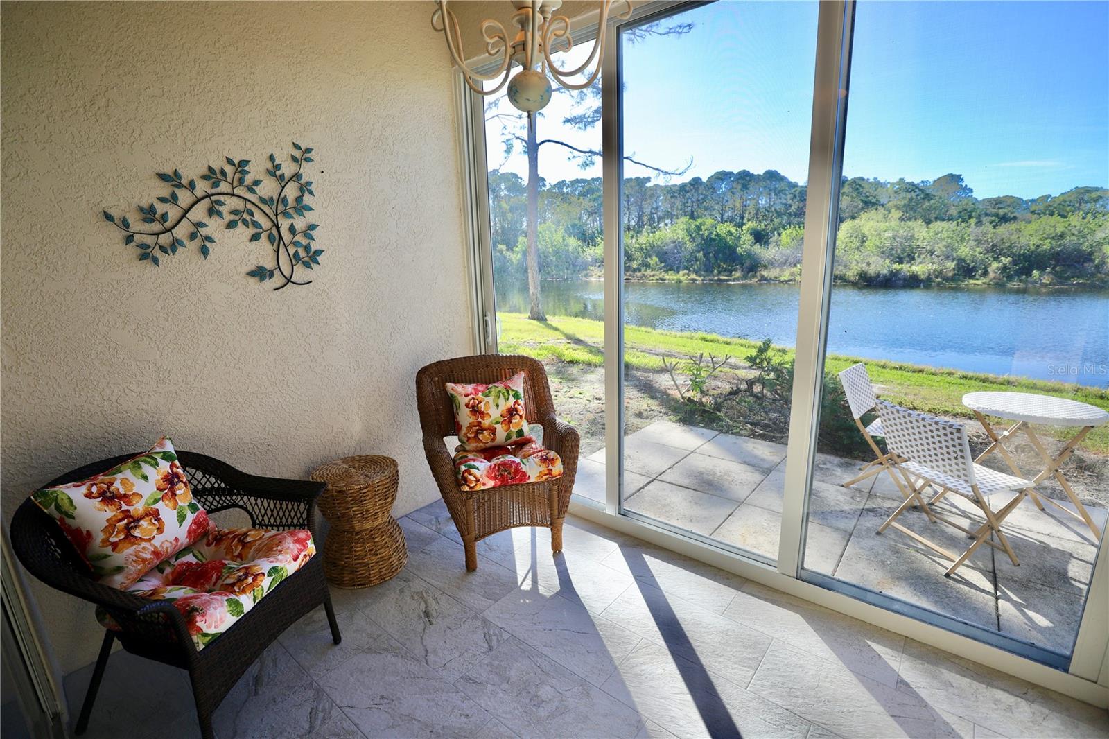 New rental!!!! Welcome to Lakefront Escape, your serene getaway in Sarasota. This 2 bedroom, 2 bathroom, ground floor condo with water view offers a perfect blend of relaxation and adventure, making it an ideal retreat to unwind and explore the beautiful surroundings. Three month minimum rental required in the Pinestone At Palmer Ranch community.
With two bedrooms, this property accommodates up to four guests. The primary bedroom features a walk-in closet, while the guest bedroom offers a standard closet for your convenience. Each room is designed to provide a restful ambiance, ensuring a peaceful night's sleep after a day of exploration.The condo features two bathrooms, providing ample space for everyone to refresh and rejuvenate. A side by side full size washer and dryer is in the condo for your convenience.
Enjoy the inviting living area, perfect for gathering with loved ones or enjoying a movie night on the smart TV. The fully equipped kitchen is complete with modern appliances such as a refrigerator, microwave, dishwasher, and Keurig coffee maker, making meal preparation a breeze. Local grocery shopping includes, Publix, Sprouts, Costco, Target or check out one of the local restaurants.
Step outside to discover the outdoor amenities, including the Pinestone Community heated pool and hot tub, lounge chairs & tables, perfect for soaking up the sun. The property also features a grilling station and outdoor dining area around the pool, ideal for al fresco dining and enjoying the beautiful Florida weather.
Stay active in the Pinestone Community with access to a fitness room, 1/2 basketball/pickleball court, and 2 tennis/pickleball courts, bocce ball, corn hole and shuffleboard. Enjoy time with family and friends around the fire pit or outdoor semi circle seating area. For those looking to explore, the Palmer Ranch walking paths and Legacy Trail are close by for walking or biking. The 18.5 mile Legacy Trail goes from the historic Venice Train Depot to near Downtown Sarasota. The stunning beaches of Siesta Key, Venice Beach and Lido are just a short drive away, along with the vibrant downtown Sarasota and St. Armands Circle, filled with shops, restaurants, and cultural attractions such as the Ringling Museum, Ringling Museum of Art, Marie Selby Botanical Gardens, Asolo Repertory Theatre, Marietta Museum of Art & Whimsy, The Sarasota Ballet, Jazz Club of Sarasota, Florida Studio Theatre, The Circus Arts Conservatory, Sarasota Art Museum, Sarasota Contemporary Dance.
Whether you're seeking a peaceful escape or an adventure-filled vacation, Lakefront Escape is the perfect choice. Book your stay today and experience the best of Sarasota living! Seasonal months are January through April.