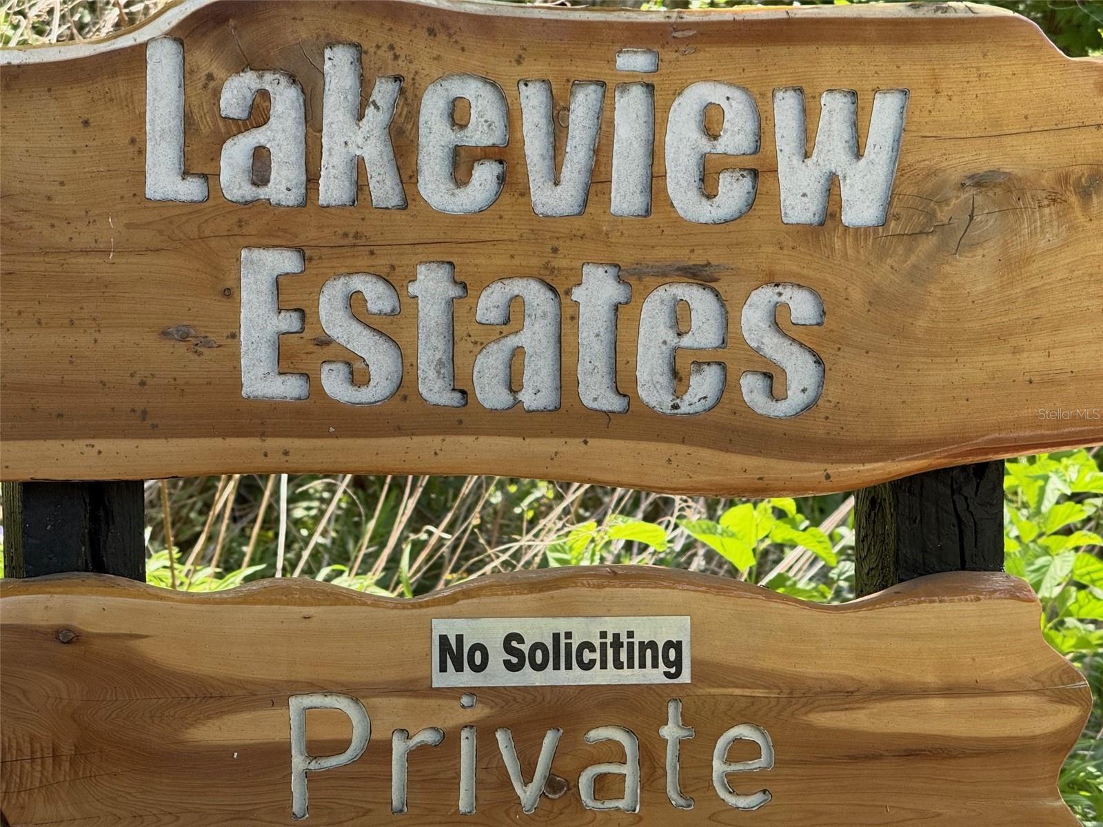 LAKEVIEW ESTATES - Residential