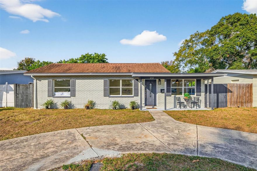 You are not going to want to miss this remodeled home located in the Disston Heights neighborhood. This fantastic four-bedroom, two-bathroom pool home is a rare find in central St. Pete. It is located in an X flood zone (no flood insurance required), a non-evacuation zone, and over 45ft above sea level. The front features a half-circle driveway along with a freshly painted exterior. Stepping inside, you'll immediately notice the light and bright living space with new flooring, fresh interior paint, and new fixtures throughout. The kitchen is the heart of the home with sleek cabinets, granite countertops, stainless steel appliances, and room to put in a breakfast table. The three guest bedrooms are toward the front of the house, and the primary bedroom is off the back of the home. The fourth bedroom could also be used as a second living space, as it opens up to the spacious yard with a massive in-ground pool. The two bathrooms have been completely remodeled, and there is a separate indoor utility closet with laundry hookups. The backyard has a large driveway that has alley access. The in-ground pool has a recently resurfaced pool deck. It is 35 feet long and over 8 feet deep. This home is just two blocks away from the completely remodeled St. Pete Main Library and just a half block away from Jorgenson Lake Park. You're centrally located to everything St. Pete has to offer.