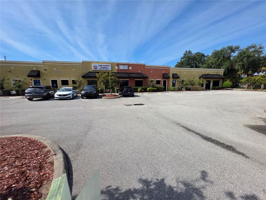General Commercial Zoning allows multiple uses, including professional office, retail and light industrial. Great proximity to I-4, 482, FL Turnpike and Sand Lake Road. The space has 3 ground level doors in the back, and ceiling heights between 13-17ft.