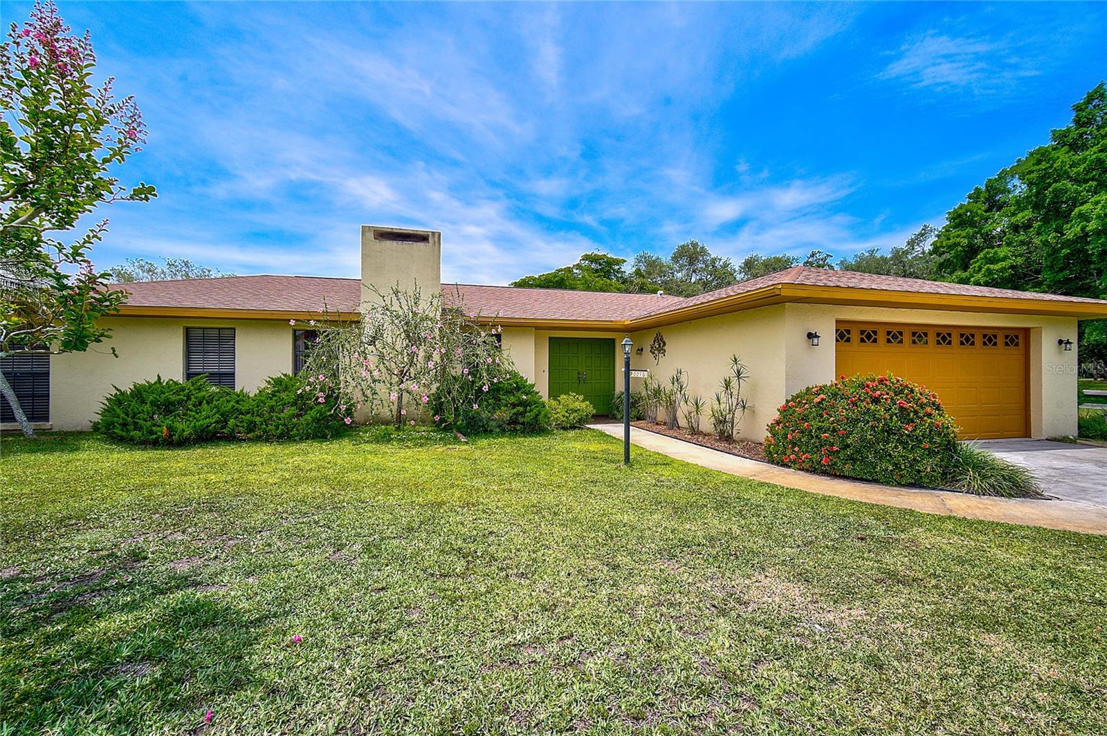 Multiple offers received. Seller is requesting ALL OFFERS BE SUBMITTED by the evening of MONDAY JUNE 12. The Sellers will make their decision by Tuesday, June 13. Therefore, please submit your BEST and FINAL offer and MAKE SURE YOUR OFFER IS VALID THROUGH JUNE 13 so it does not expire before the sellers have had a chance to accept it. FANTASTIC LOCATION! This home is on a 1/3-acre lot that directly abuts G.T. BRAY PARK. With the Park to your right, large green space to your left and behind this home, you will feel like you are living in the park! Arrive home via the QUIET, DEAD-END STREET in front. There is NO HOA to restrict you here! Enjoy the freedom of keeping your boat or RV at home. No need to store your favorite toys elsewhere! For your peace of mind, the owners are even including a HOME WARRANTY plan! MANY IMPROVEMENTS have been made to this home SINCE 2020 when it was purchased by the current owners. The list includes beautiful, wood-grain CERAMIC TILE FLOORING, updated BATHROOMS, interior plus exterior PAINTING and RECESSED LIGHTING in the kitchen. The SPLIT FLOOR PLAN is ideal when you want to retire for the night – the other two bedrooms are on the other side of the home allowing you to maintain your privacy. Enjoy your morning coffee in the LARGE, ENCLOSED LANAI which has recently been upgraded with marine 30-gauge vinyl WINDOWS, CEILING FANS and LIGHTING – the perfect spot to sit back and take in the birds and wildlife that abound in this setting. Walk out the door and you are in the park. ENJOY your next-door ACCESS to WALKING TRAILS complete with benches along the paths. Some of the many amenities the park has to offer include a DOG PARK, Olympic-size POOL, GYMNASIUM, FITNESS Center, RECREATION Center, covered PICKLE BALL COURTS and PAVILIONS with Lights and Ceiling Fans. Play Disc Golf, as well as Tennis. There are also Horseshoe Pits, Lighted Softball, Baseball, Football, as well as a Lighted Skate Park. This home is WITHIN 2 MILES of BLAKE HOSPITAL, many MEDICAL OFFICES, any kind of SHOPPING you desire, and all kinds of nearby DINING options ranging from fast food to fine dining restaurants. What else can you ask for? This is a great area in which to live and grow. Oh, and did I mention - it is ONLY 6 MILES from the BEACH. Check out the VIDEO FLY-OVER and 3D VIRTUAL WALK-THRU. Or better yet, come see for yourself.