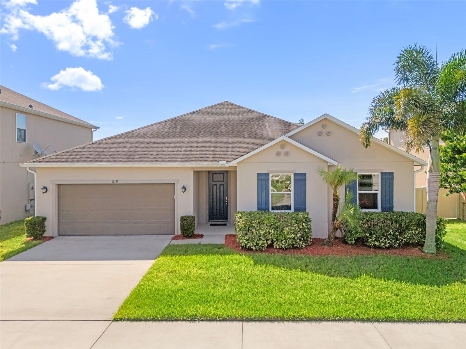 OUTSTANDING & VERY SPACIOUS SINGLE-STORY HOME in Sawgrass Pointe! This stunning 3-Bedroom, 2.5-Bath home with an Office and large FLEX Room is perfectly situated on a premium lakefront and conservation lot with a fenced backyard. Located in the highly sought-after Sawgrass Pointe community in the heart of Orlando near Lake Nona, this home offers the perfect blend of comfort, style, and convenience. Step inside and be welcomed by a unique rotunda foyer with a spacious closet nearby. The open-concept layout features tile flooring throughout and an abundance of natural light. At the center of the home, the chef’s dream kitchen boasts 42” cabinets with crown molding, granite countertops and stainless steel appliances (including a refrigerator with ice/water dispenser), and a large walk-in pantry. The expansive FLEX Room across from the kitchen is ideal for a dining room, game room, or entertainment space. The living area flows seamlessly to the oversized screened lanai, where you can enjoy serene lake and conservation views, perfect for entertaining or quiet evenings under the stars. Additional highlights include Solar System, Spacious bedrooms & office, Oversized screened lanai with water views. Sawgrass Pointe offers a community pool with cabana, sports fields, playgrounds, and scenic ponds/conservation areas. Unbeatable location, only 7 minutes to Lake Nona Town Center & Medical City, 8 minutes to Orlando International Airport, 20 minutes to Disney/Universal/SeaWorld, and about 1 hour to the coast. Close to shopping, dining, and major highways (417, Turnpike, SunRail). Don’t miss this rare opportunity, Schedule your private showing today!
