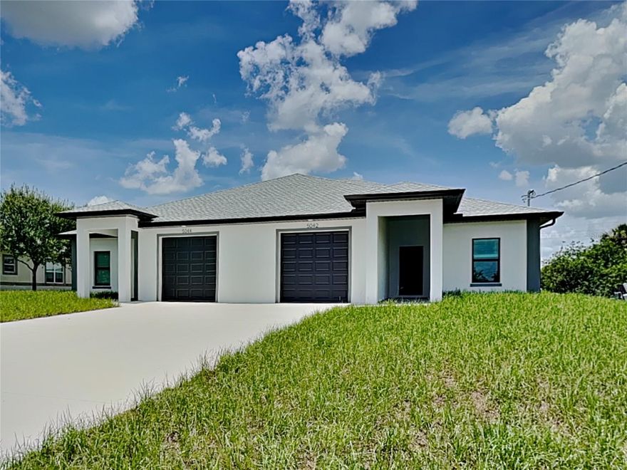 This nearly new, one-year-old duplex is fully leased on both sides, offering instant income for savvy investors. Built with a durable concrete block shell, the property combines long-term value with modern design and high-quality finishes throughout.

Each unit features luxury vinyl plank flooring, hurricane impact windows, and soaring 9’4” ceilings—significantly higher than the standard 8-foot ceilings—creating an open, spacious feel. The kitchens and baths are beautifully appointed with white shaker cabinetry, Level 3 granite countertops, stainless steel appliances, and sleek tile showers.

With a total of 6 bedrooms, 4 bathrooms, and 2,474 square feet, this property delivers strong rental appeal, low maintenance, and contemporary style in a turnkey package.

A rare opportunity to acquire a modern, income-producing duplex—perfect for investors seeking immediate returns.