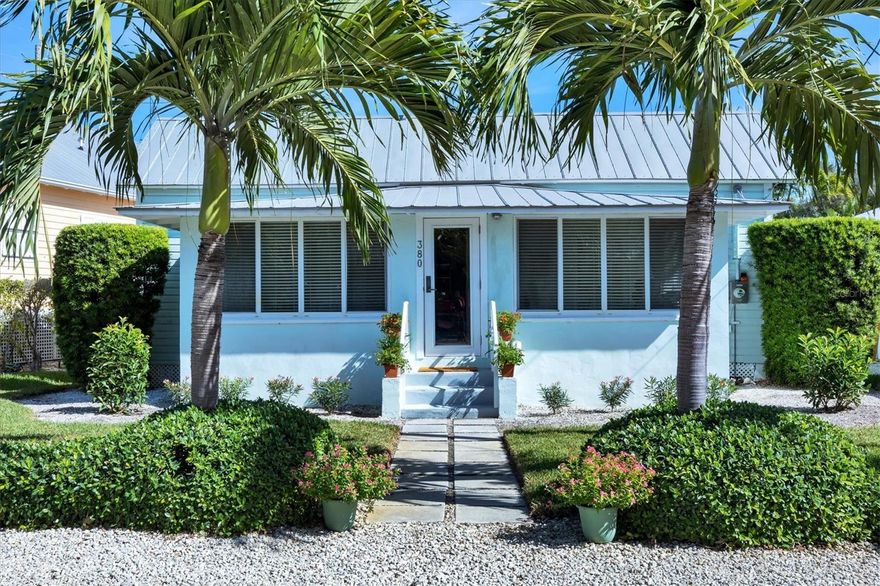 Charming 3BR/2BA Historic Cottage on Tarpon Avenue – Heart of Boca Grande Village.

Nestled along idyllic Tarpon Avenue, this historic 1910 home has been thoughtfully reconfigured to maximize its 1,609 sq. ft. of inviting Florida living space within a total footprint of 1,850 sq. ft. Spacious and welcoming, it can comfortably accommodate family and friends and is ideal for generating income with consistent rental demand.

An enclosed sunroom with impact windows and western exposure welcomes you inside, where professionally refinished pine floors flow throughout. The remodeled kitchen features white wooden cabinetry, quartz countertops, a subway tile backsplash, and new KitchenAid refrigerator and dishwasher—all opening to an airy, inviting living and dining area that provides an easy, coastal flow. The updated main bathroom features a double vanity with quartz countertops and a tub/shower combination with glass doors, blending modern convenience with classic cottage style. Impact glass French doors from two bedrooms lead out to a spacious backyard shaded by an established mango tree that bears delicious fruit in season.

Outdoor living is functional and inviting, featuring a stone-paver patio for entertaining, relaxing, or grilling. The newly fenced backyard has plenty of room for a pool, and the attached shed provides convenient space for beach cruisers, fishing gear, pool accessories, or general storage.

Extensive updates ensure peace of mind and modern comfort, including all-new electrical wiring, relocated and upgraded electric panel and meter, new Rheem Professional 50-gallon electric water heater, new wooden interior doors, new ceiling fans with lights and remotes, and a new irrigation system utilizing well water. The laundry room features a new subfloor, ceramic tile, and a new GE washer and dryer. Fresh interior paint, new insulation, new drywall, and 5-inch baseboards complete this thoughtful renovation.

Just a short stroll or bike ride from the island’s inviting Gulf beaches, shops, and restaurants, this captivating cottage perfectly blends historic charm with today’s conveniences. The community of Boca Grande is a truly special place—come see why this slice of island living could be your next home. Schedule your private showing today!
