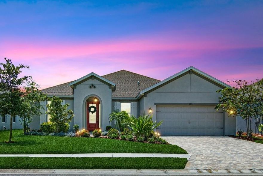 Annual Lease! Beautiful home now available for rent in the gated part of the Trevesta community. Over 2,300 heated SqFt, 3 Bed, 1 Flex Room, 2 Full Baths and 3 Car Garage. You will enjoy the open floor plan from the dining area to the living room and kitchen.  The electric fire place is perfect for the holidays! If you like to spend time in the beautiful Florida weather, the new extended private lanai with a lighted water feature will seal the deal! All finished off by a unique three-car tandem garage with insulated door and extra blown insulation above. Rent includes: cable, internet, access to all the luxury Trevesta amenities: Resort Pool with Cabanas, Covered Outdoor Entertaining Area, Splash Pad, Playground, 5600 Sq Ft Clubhouse, 24 Hour Fitness Center and Lakeside Walking/Jogging Trails. Trevesta is conveniently located to all major highways providing quick and easy access to beaches, St. Petersburg, Tampa, Bradenton, Lakewood Ranch and Sarasota destinations.