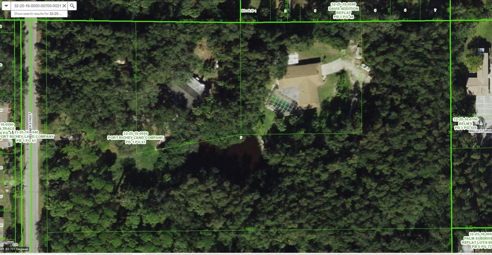 PORT RICHEY LAND CO SUB - Land