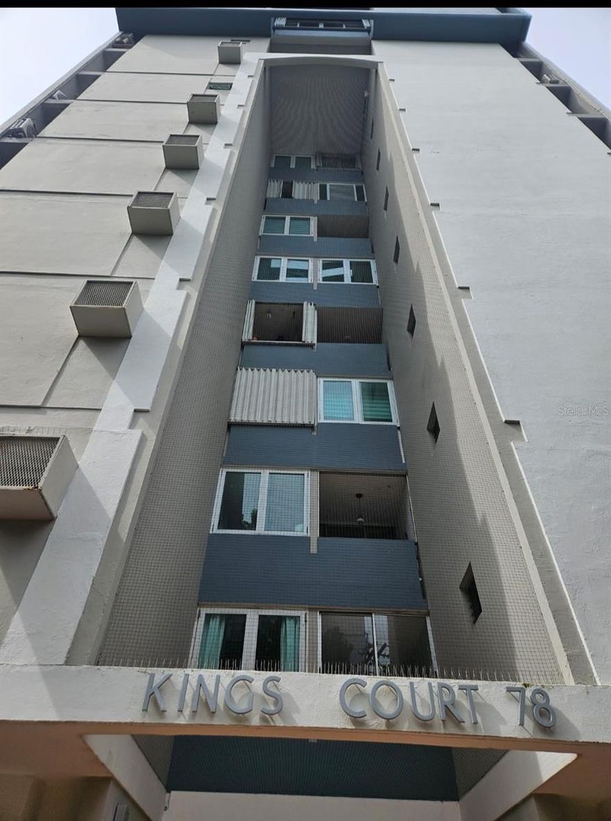 From SJU(LUIS MUÑOZ MARIN)Airport, take route 26 Baldorioty Highway then make a right to San Jorge Street then when you pass street Loiza the street changes its name to Kings Court Street, then your building will be on your left Kings Court #78