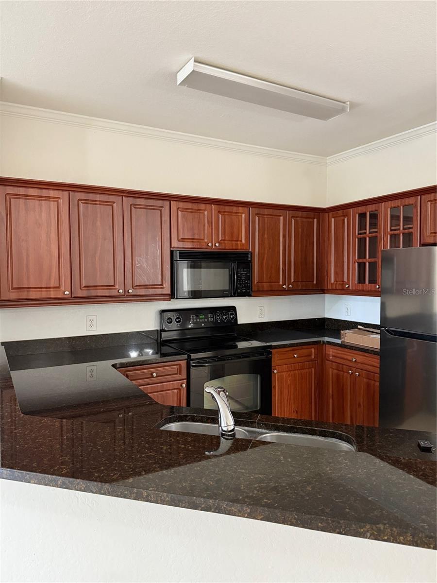 MOVE IN READY! Find yourself at home in the sought after community of Mosaic at MILLENNIA . This Wonderful condo has one bedroom and one bath, upgrade granite kitchen counter top, cherry cabinets and appliances. ceramic tile floor throughout and laminate wood in bedroom. Very nice condo in the heart of Millennium with walking distance to shopping centers, Community Center and fitness. Close the theme parks and local area attractions. Small pets are OK. $80 application fee each adult. 2000 security deposit. Show by appointment only.