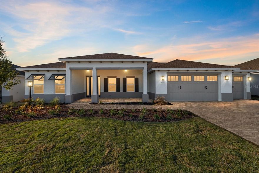 Tucked within the sought-after Candler Hills neighborhood of On Top of the World, this Brighton model delivers a fresh take on low-maintenance living with added privacy and flexible space.
Offering 2 bedrooms, 2 baths, and a convenient golf cart garage, this thoughtfully designed home features a comfortable, open layout that brings the living room, breakfast area, and kitchen together in one seamless flow—ideal for both quiet evenings and hosting guests.
The flex room, enhanced with French doors, creates a defined yet versatile space perfect for a home office, reading room, or hobby area. The kitchen is well-positioned at the heart of the home with generous cabinetry and prep space, making everyday living easy and efficient.
The primary suite serves as a peaceful retreat with its private bath and ample closet space, while the secondary bedroom and full bath provide comfort for visitors. A dedicated laundry suite adds practicality right where you need it.
Out back, enjoy the added benefit of no rear neighbors, offering a more serene and private setting to unwind or personalize your outdoor space.
With its functional design, desirable features, and location in one of Ocala’s premier communities, this Brighton model stands out as a smart and stylish choice.