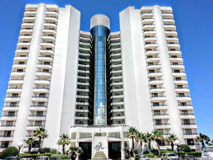 ***BEAUTIFUL DIRECT OCEANFRONT CONDO*** HIGHLY SOUGHT AFTER BUILDING AND LOCATION SOUTH OF PORT ORANGE BRIDGE.. BUILDING HAS LOTS OF AMENITIES...OCEANFRONT POOL ON SOUTH SIDE OF BUILDING FOR MAXIMUM SUNSHINE, INDOOR FITNESS GYM AND SPA. SECURED UNDERGROUND PARKING GARAGE WITH 2 PARKING SPACES. CLOSE TO PORT ORANGE BRIDGE FOR EASY ACCESS TO MAINLAND. ALL MEASUREMENTS ARE APPROXIMATE. ;LocationDescription: Condo ;Water: City