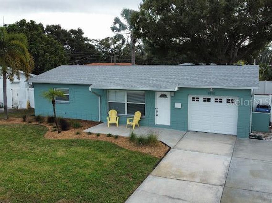 Welcome to 6930 30th Ave N in Saint Petersburg, a fantastic opportunity for first-time homebuyers or savvy investors alike. This move-in-ready home offers peace of mind with a new roof installed in 2023, updated windows and is located in a non-flood zone, helping keep insurance costs low.
The home is well-maintained and thoughtfully set up for easy living. Enjoy the spacious back yard featuring a large patio and a private well for the irrigation system, which helps reduce water expenses while keeping the yard green year-round. Its functional layout makes it an ideal starter home, while its location and low-maintenance features also make it a strong rental investment with excellent long-term potential.

Conveniently situated, this property is just minutes from St. Petersburg’s beautiful Gulf beaches. and Tyrone Mall, and a short drive to downtown St. Petersburg. Enjoy nearby parks, and all vibrant local attractions St. Pete has to offer, all while being tucked into an established neighborhood.

Whether you’re looking for your first home or a dependable income-producing property, this place checks all the boxes for comfort, value, and location.