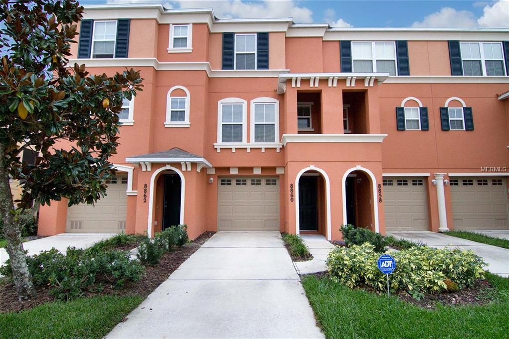 Beautiful 2 bedroom 2 1/2 bath townhome in Willowbrook, Lakewood Ranch. Balconies Overlook preserve area. Stainless Steel appliances in Kitchen with granite counter tops. Hardwood floors throughout the home. Crown molding details each room. Includes one car garage as well as full size washer and dryer.