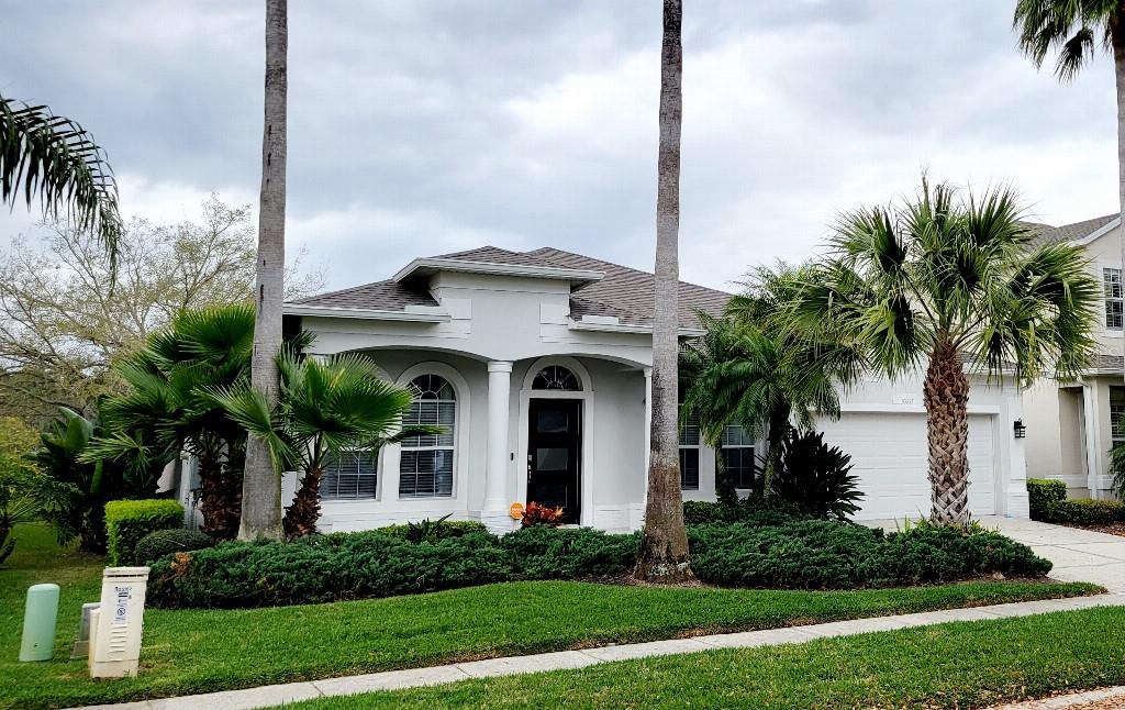 Why pay more for new construction and wait one year when you can own a fully renovated pool home in desirable North Shore Golf Club community? This single floor home was purchased in December 2022. Since that time, it has been gutted to the studs and transformed into a modern, open concept home. The roof was replaced in 2022, HVAC 2019, and water heater in 2023. All flooring, cabinetry, counters, lighting, and interior/ exterior doors are new. The walls in formal living, dining, and bedrooms have custom molding. Closets have been upgraded with custom shelving. All kitchen appliances are GE Café with brass hardware. The garage was upgraded with epoxy flooring, pull down attic stairs, and EV charging station. The electric heat pump pool heater was installed in 2023. Other exterior upgrades include fenced rear yard, and 15x20 paver patio with fire pit. Don’t miss this rare opportunity. Call today to schedule a private showing.