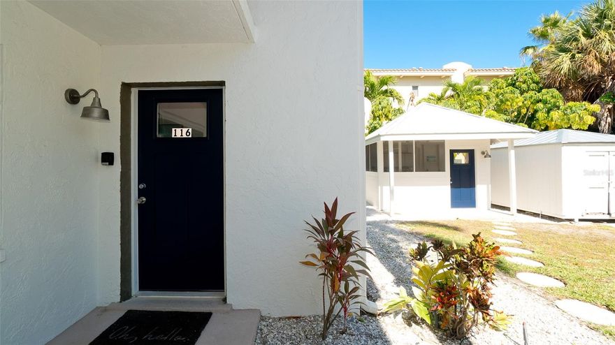 This courtyard condo is in a prime location within a sought-after Gulf-front complex with three buildings. Situated in the courtyard building, this unit offers extra privacy while still being just a short walk to the beach. Unlike some other units, this condo has remained high and dry through storms, with no damage, providing peace of mind for future owners. Plus, it already has $30K in bookings, making it a fantastic investment opportunity! This complex truly makes you feel like you're living right on top of the beautiful blue waters of the Gulf of Mexico. The sunsets are unforgettable, and the calming sound of the waves will leave you feeling refreshed, rested, and recharged after your stay on Anna Maria Island! The private screened-in lanai allows you to enjoy the coastal breeze while savoring a meal or morning coffee. Inside, the 1-bedroom, 1-bathroom layout offers plenty of comfort, with two plush Queen beds in the bedroom, a Queen sleeper sofa in the living room, and a hallway bathroom with a shower/tub combination. Sold turnkey, this property is centrally located on the island—just a short walk or trolley ride away from shops, restaurants, grocery stores, surf shops, and more. And most importantly, you're here for the fabulous beach, which is just 50 yards from your door. The complex also features a shared heated pool, perfect for relaxing after a day in the sun. 
Don’t miss this incredible opportunity to own a well-located, storm-safe, income-producing condo on Anna Maria Island!