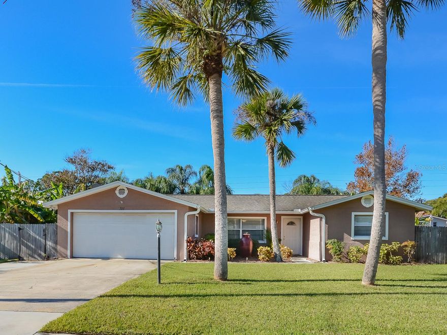 Move in Ready, 3/2 Beautiful Pool Home!! Big fenced in yard, privacy for entertaining, or just family. Nice covered area next to the pool, where you could build your own custom out door kitchen. New pavers around the pool, new windows on the enclosed porch. Inside you have open kitchen, split bedrooms.  Hurry this wont last long!!
Fidelity National Title, 304 N. Causeway NSB Fl 32169  386-423-3110 ;Water: City