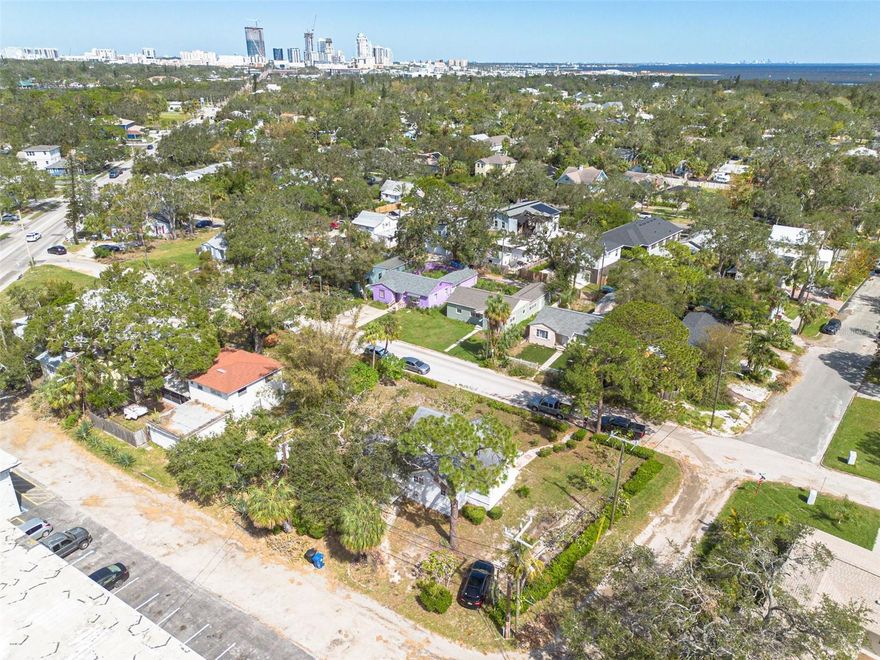 Prime Double Lot in Historic Old Southeast – 10,080 Sq Ft - High and Dry!
Exceptional infill opportunity in the highly desirable Old Southeast neighborhood of St. Petersburg. This rare 10,080 sq. ft. double lot offers incredible flexibility for builders, investors, or end users looking to create something special.
Build one expansive custom dream home on the full parcel, or take advantage of the potential to split into two separate single-family lots. The property is zoned NT-2, allowing for a single-family residence plus an ADU. The lot split will require a variance, and the application process has already been initiated — providing a valuable head start for the next owner.
The existing structure sustained fire damage and is scheduled for demolition, clearing the way for new construction without the delay of teardown planning.
For builders, the numbers make sense — the all-in site acquisition cost comes in at approximately 25% or less of projected finished value, creating strong margin potential in one of St. Pete’s most sought-after neighborhoods.
Located just minutes from downtown, waterfront parks, Lassing Park, and the vibrant arts and dining scene, this is a rare chance to secure a double lot in a mature, high-demand area.
Opportunities like this in Old Southeast don’t come around often. Build big, build smart, or build twice.