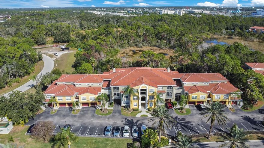 Welcome to Las Palmas of Sarasota, a highly desirable gated resort-style community offering an outstanding Florida lifestyle just minutes from shopping, dining, and I-75. This bright and spacious ground-floor 1-bed / 1-bath condo features approximately 957 sq. ft. of living space in a well-planned open layout with easy access and no stairs. The heart of the home includes a functional kitchen and a generous living/dining area perfect for everyday living and entertaining. Special community amenities include two pools, fitness centers, clubhouse, hot tub, tennis courts, playground, picnic/grilling areas, walking/bike trails and dog park — all designed for active Florida living. Conveniently located near University Town Center, Benderson Park recreation area, I-75, beaches, golf and more, this unit is ideal for first-time buyers, investors or those seeking low-maintenance living with no CDD fees and one of the lowest HOA dues in the area. Don’t miss this opportunity to own in one of Sarasota’s most amenity-rich complexes.