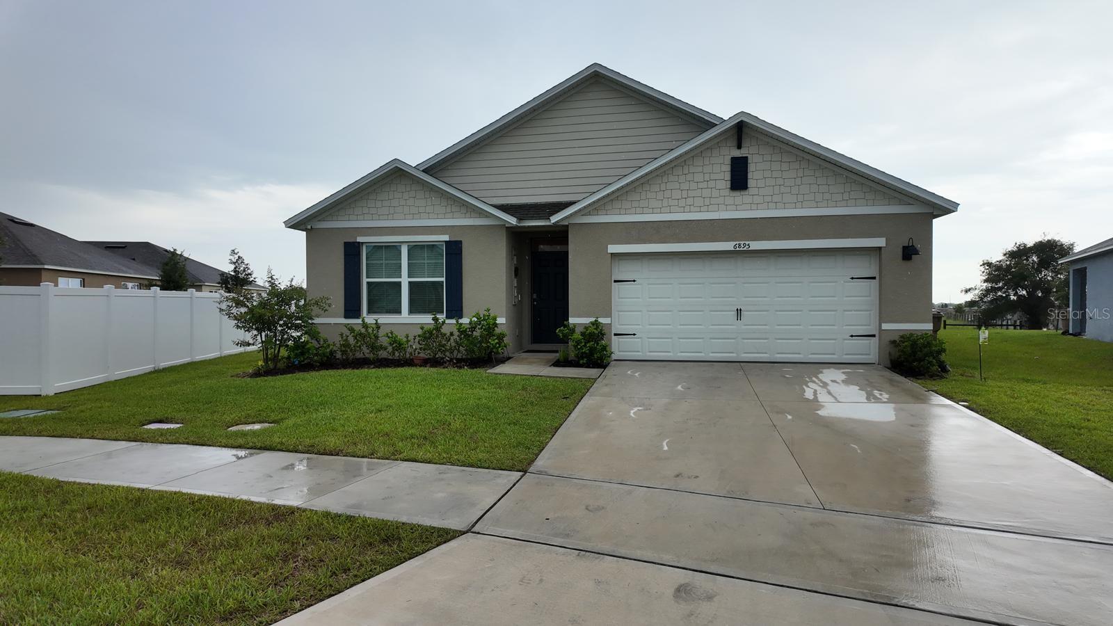 Beautiful 4-bedroom, 2-bath single-family home in the desirable Harmony West community! This spacious 1,830 sq. ft. home features an open floor plan with a modern kitchen, stainless steel appliances, and granite countertops, perfect for entertaining. Laundry area with washer and dryer included for your convenience. Enjoy lower electric bills with solar panels already installed! Harmony West offers fantastic community amenities, including a resort style pool, clubhouse, fitness center, and more. Don’t miss out, call today to schedule your private showing!