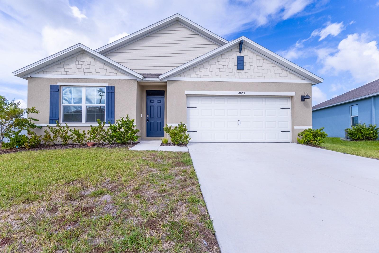 Beautiful 4-bedroom, 2-bath single-family home in the desirable Harmony West community! This spacious 1,830 sq. ft. home features an open floor plan with a modern kitchen, stainless steel appliances, and granite countertops, perfect for entertaining. Laundry area with washer and dryer included for your convenience. Enjoy lower electric bills with solar panels already installed! Harmony West offers fantastic community amenities, including a resort style pool, clubhouse, fitness center, and more. Don’t miss out, call today to schedule your private showing!
