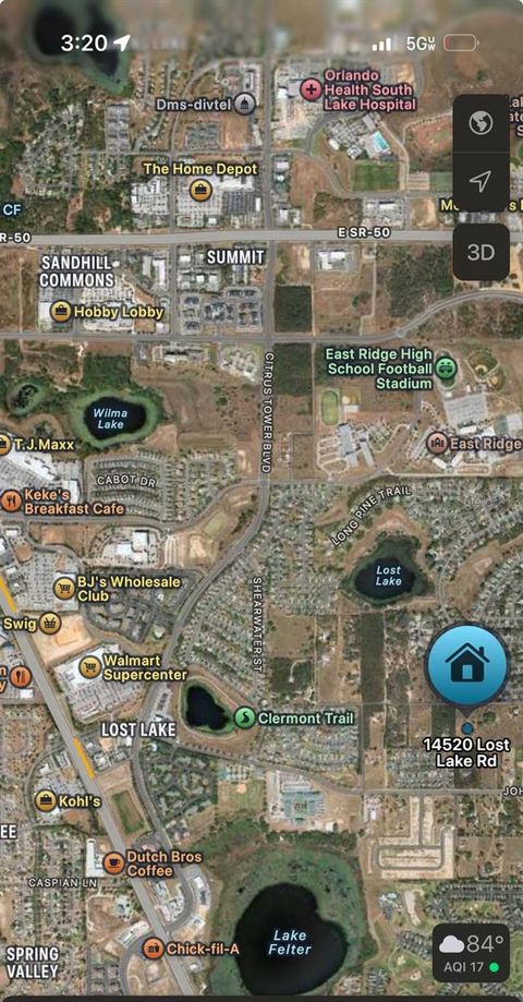 Tiny photo for 14520 Lost Lake Road, Clermont, FL 34711 (MLS # O6345746)