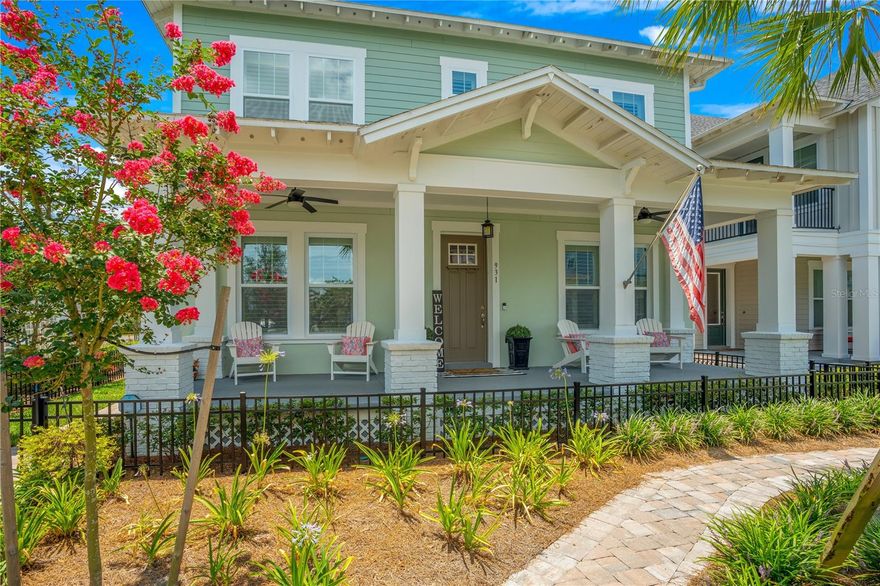 There is a distinct rhythm to life in Oakland Park that cannot be replicated anywhere else in Central Florida. It is a refined balance of Old Florida charm and modern luxury, where tree-lined streets, curated green spaces, and intentional design create a true sense of place. As you enter the community, everything feels elevated and thoughtfully composed, with the 22-mile West Orange Trail serving as the heartbeat that connects residents to both nature and one another.

At 931 Kylee Alley, this lifestyle is fully realized. Positioned on a prominent corner lot, this David Weekley Stoneybrook residence showcases timeless architecture with a clean, sophisticated presence. One of the greatest luxuries here is the ease of ownership. The homeowners' association provides full landscaping maintenance, allowing the property to remain in pristine condition without demanding your time. Your weekends are yours to enjoy, not manage.

Inside, the home immediately impresses with intentional sightlines and natural light. Built in 2022, the design feels both current and enduring. Soaring ceilings and expansive windows, complemented by custom plantation shutters, create a bright yet grounded atmosphere. The gourmet kitchen anchors the home, featuring an oversized island with sleek, solid surface countertops that serve as the perfect setting for gathering, entertaining, or everyday living.

The floor plan is designed for both connection and privacy. The main level offers a flexible and refined space that can function as a guest suite or executive-style home office. Upstairs, the private quarters provide a peaceful retreat. The primary suite is expansive and serene, complete with a spa-inspired bath designed for relaxation at the end of the day.

Living here means immediate access to the West Orange Trail and the best of Winter Garden. Bike to Plant Street, enjoy the Saturday Farmers Market, or simply take in the charm of one of Central Florida’s most sought-after destinations. Within Oakland Park, residents enjoy resort-style amenities, including multiple pools, a clubhouse, and a dog park, all contributing to a true lock-and-leave lifestyle.

From an investment perspective, this property stands out. It offers an exceptional price per square foot for Oakland Park, with pricing thoughtfully adjusted to reflect the opportunity for upstairs flooring customization. In a community where demand continues to outpace supply, especially for newer construction on premium corner lots, this home represents both immediate value and long-term upside.

931 Kylee Alley is more than a home. It is a strategic acquisition within one of Winter Garden’s most desirable communities.