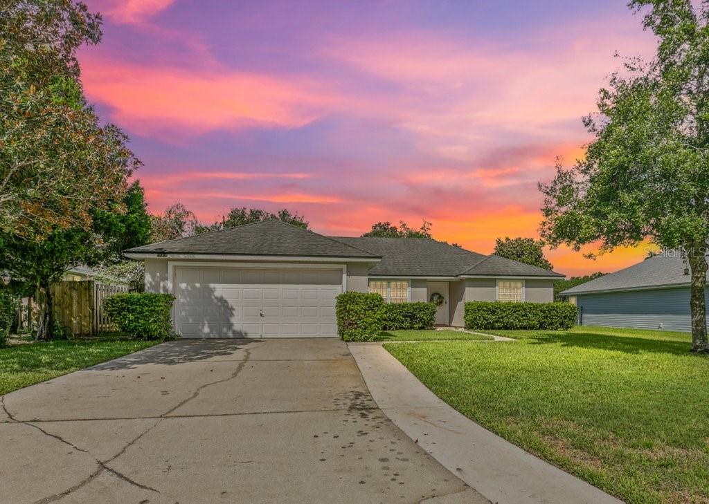 Welcome to Whisper Ridge in St. Augustine. This 3BR/2BA home offers an open layout with a kitchen that flows into the dining and living areas, ideal for both everyday living and entertaining. The owner's suite includes double walk-in closets, a separate shower and soaking tub, and a private bath. Soaring ceilings in the main living area create an open, airy feel, and recent updates include a full roof replacement in 2018, new HVAC '24, and a freshly painted exterior in 2025.The backyard provides space for a pool, play area, or outdoor living. A double oversized garage adds storage and functionality. Located on a quiet cul-de-sac with no CDD fees, Whisper Ridge offers tree-lined streets, a welcoming community feel, and amenities including a playground. Just minutes from Publix in World Golf Village, newer public and private schools, shopping, medical complexes, and professional offices, this home also provides quick access to I-95, historic downtown St. Augustine, and the beaches.