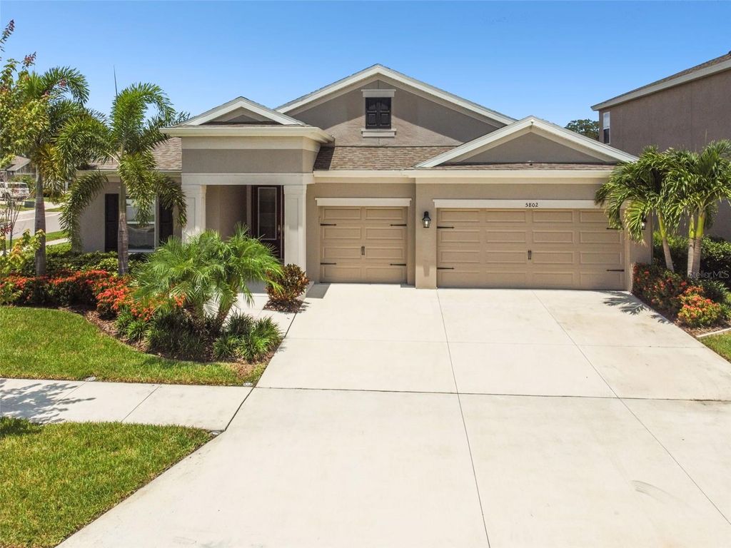 Photo of 5802 Alabaster Stone Lane, Apollo Beach, FL 33572 (MLS # A4655692)