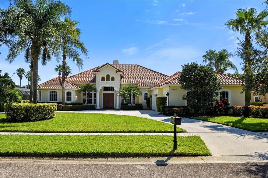 Experience the Florida lifestyle in this stunning FULLY FURNISHED 5-Bed/4-Bath pool home on over 1/2-acre, with a welcoming open floor plan spanning 4,500 square feet, spectacular Theater Room, custom upgrades and designer accents throughout, and new AC system in August 2025. Situated across from the community park and tennis on one of the best waterfront lots in sought-after gated Tildens Grove, offering a perfect blend of privacy and serene panoramic views. Step into elegance in the light and bright formal Living Room enhanced by a stunning Fireplace, Pool and Lanai views, and high Coffered Ceiling. The equally exquisite Formal Dining Room is also adorned with a Coffered Ceiling and ample natural lighting. A beautiful open Island Kitchen at the center of this home, perfectly situated for accommodating and entertaining friends and family, boasts Granite Counters, built-in Wall Oven and microwave, granite back splash, abundant storage in 42" wood cabinetry with pull outs, 5 burner Gas Stove and high-end stainless appliances, built-in cabinet Pantry. The Kitchen opens to the Dinette area with large picture window overlooking the Lanai and Pool, and Family Room ideal for entertaining with Built-Ins, storage and gorgeous details with French Doors leading to the outdoor living space. Relax, play, or entertain outdoors in the voluminous Pool with Spa and expansive covered Lanai, providing shaded space perfect for enjoying refreshments as you gaze across the water. The spacious Owner’s Suite is a true retreat tucked away on one side of the home, including an elegant bedroom with Sitting Area, stately entertainment wall unit, Double-Tray Ceiling, handsome wood flooring, French Door access to Lanai, and a generous walk-in California Closet system with dressing space. The finely appointed, light-filled Ensuite Bath boasts split sink vanities, large walk-through dual-head shower, Jetted Garden Tub, and private water closet. On the opposite end, the 2nd and 3rd bedrooms share a convenient Jack and Jill bathroom. The private 4th bedroom with Ensuite Bath is perfect for your visiting guests. The 5th bedroom adjacent to the Foyer is currently utilized as a den/home office. Enjoy a home cinema experience in the fabulous 6-seat Theater Room, equipped with great acoustical audio, large movie screen, leather recliner seating, gorgeous Custom Millwork with concealed column storage, all overlooking the Scenic Pond. Located in the hallway between the Kitchen and Dining Room are 2 extravagant built-in Mahogany glass-front cigar Humidors including Wine Storage to display and preserve cherished collections. High ceilings and Crown Molding accents throughout exude a sense of grandeur. French Doors from multiple rooms let you open the home to the outdoors space. Large, covered Lanai with a built-in grill, sink and counter space, screen enclosed Pool and heated Spa with panoramic pond view. The neighborhood is quiet and private, with 140 luxury homes, in the top school districts, centrally located for convenience to Windermere's dining, shopping and culture, local theme parks, 429, I-4, and Florida's Turnpike. Whether you're entertaining or seeking a peaceful retreat, this home delivers on every level.
