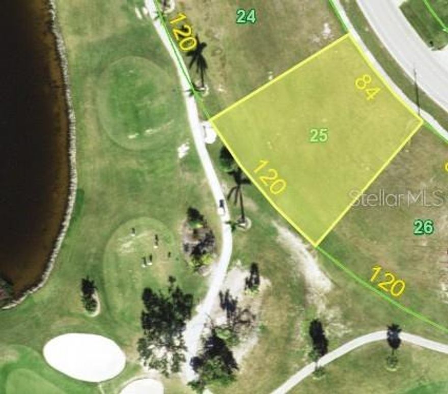Prime multifamily, golf course lot, situated on a southwest oriented Saint Andrews South Golf Club pond view location. This lot can accommodate up to 4-units with GM-15 zoning. Note this lot would also be ideal for a larger, single-family home. The lot is cleared and level.  Saint Andrews South Golf Club is a non-equity, private, golf club with a lovely Clubhouse with a restaurant and cocktail bar overlooking the course. Public water and sewer connections are available.  This lot is just minutes from Ponce de Leon Park, the City of Punta Gorda's Public Library, Fishermen’s Village, Gilchrist Park and 18 miles of biking path.