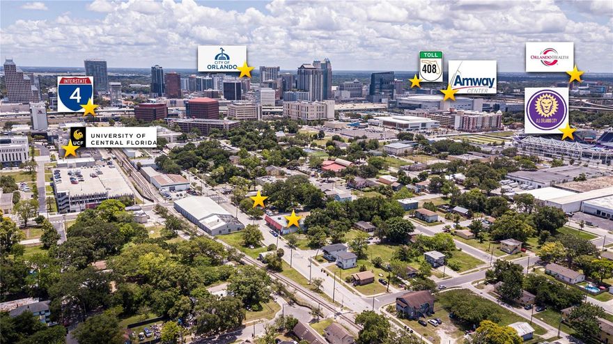 Downtown Orlando Mixed-Use Portfolio. This is a diversified 1.40-acre collection of 11 parcels within the Innovation
District. Walking distance to Creative Village, Orlando City Soccer Exploria Stadium, Amway Center, and much more.
Besides our great tourist attractions, Orlando is busy leading the nation in technologies like advanced manufacturing,
bio tech, aerospace, defense, simulation and more. Making Orlando a great place to invest. Not to mention, this
portfolio is within the U.S. Department of Treasury’s Community Development Financial Institutions Fund designated
area and qualifies for the Bank Enterprise Award, Capital Magnet Fund, and the Equitable Recovery programs. The
Community Development Financial Institutions Fund supports creating jobs, building businesses, and revitalizing
neighborhoods through these unique programs with tailored resources that leverage federal dollars with private capital.
This Portfolio features the following properties:
• 10,902 SF Building - 716 W Robinson St – Zoning is MU -1/T/PH &
R2B/T/PH. Total 11,376 SF.
• 3 Adjacent Vacant Land Parcels - 726 W. Robinson St & 732 W. Robinson St & 217 Garden
Ave -Zoning is R2B/T/PH. When you combine the all properties, you can get a total of 4 single family units. Total
26,360 SF combined with 716 W Robinson St which is adjacent.
• 4 Adjacent Vacant Land Parcels - 222 N Parramore
Ave & 214 N Parramore Ave & 211 McQuigg Ave & 215 McQuigg Ave – Zoning is MU -1/T/PH & R2B/T/PH. Total 26,136
SF. When you combine the all properties, you can get a total of 16 units. Directly across the street to 716 W Robinson
St and the 3 other adjacent vacant land parcels.
• One-Story Duplex – 209 Garden Ave – Zoning is R2B/T/PH. Total
3,596 SF.
• 1 Vacant Land Parcel –202 McQuigg Ave- Zoning is R2B/T/PH. Total 3,596 SF.
• 1 Vacant Land Parcel–824
W. Robinson St-Zoning is R2B/T/PH. Total 3,596 SF.
MU -1/T/PH allows for Medium Intensity Mixed Residential and
Office with a maximum height of 35 ft.
R2B/T/PH allows for single family homes, duplexes, small apartment buildings
of 3—5 units, garage apartments and accessory apartments with a maximum height of 30 ft.