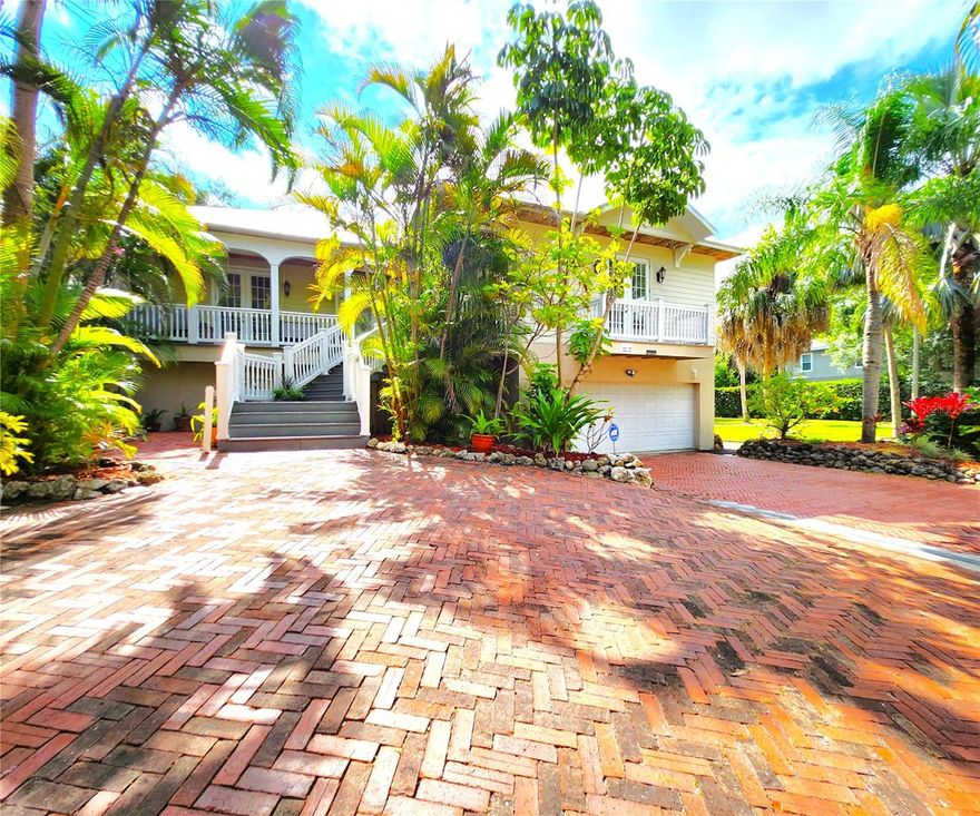 Perfect home especially if you’re into watersports such as fishing, boating, jet skiing… because this fabulous home is not just centrally located in Bradenton's Riverside Heights – it has DIRECT GULF ACCESS via the 1.62 acres behind this property.

•This purchase INCLUDES 1/14th share of the 1.62 acres located behind this property.  It is designated non-profit and TAX FREE.

•The home was built in 2007 on top of the previous block house which could potentially be restored into full living quarters because the original floorplan, including the kitchen, is there as if time stood still (sort of…).  Yes, that's right.  A true sight to see.  

•Because of this unique construction where the actual home sits high above the ground, THE PROPERTY IS FEMA MITIGATED greatly reducing flood insurance costs. 

•Featuring 2,372sf of living space, this home offers 3 bedrooms and 3 EN SUITE bathrooms.

•One of the guest bedrooms and the master also include private balconies; the second guest bedroom includes French Doors leading to the front porch/balcony.

•There’s a fourth balcony off the dining room and the grand kitchen - which includes all appliances refrigerator, electric stove, microwave, dishwasher; a wet bar, walk-in pantry, and granite countertops.

•Relax in your spacious living room by the GAS FIREPLACE during those cooler winter evenings.

•There is a convenient half bathroom in the utility room.

•High ceilings throughout the home. 

•HVAC installed new October 2022. 

•Having no NO HOA, potentially LOW, LOW, LOW flood insurance costs, and DIRECT GULF ACCESS… can make this home-sweet-home someone’s American dream.

•Schedule your showing today of this fabulous Gulf access home in the heart of Bradenton before it’s gone…