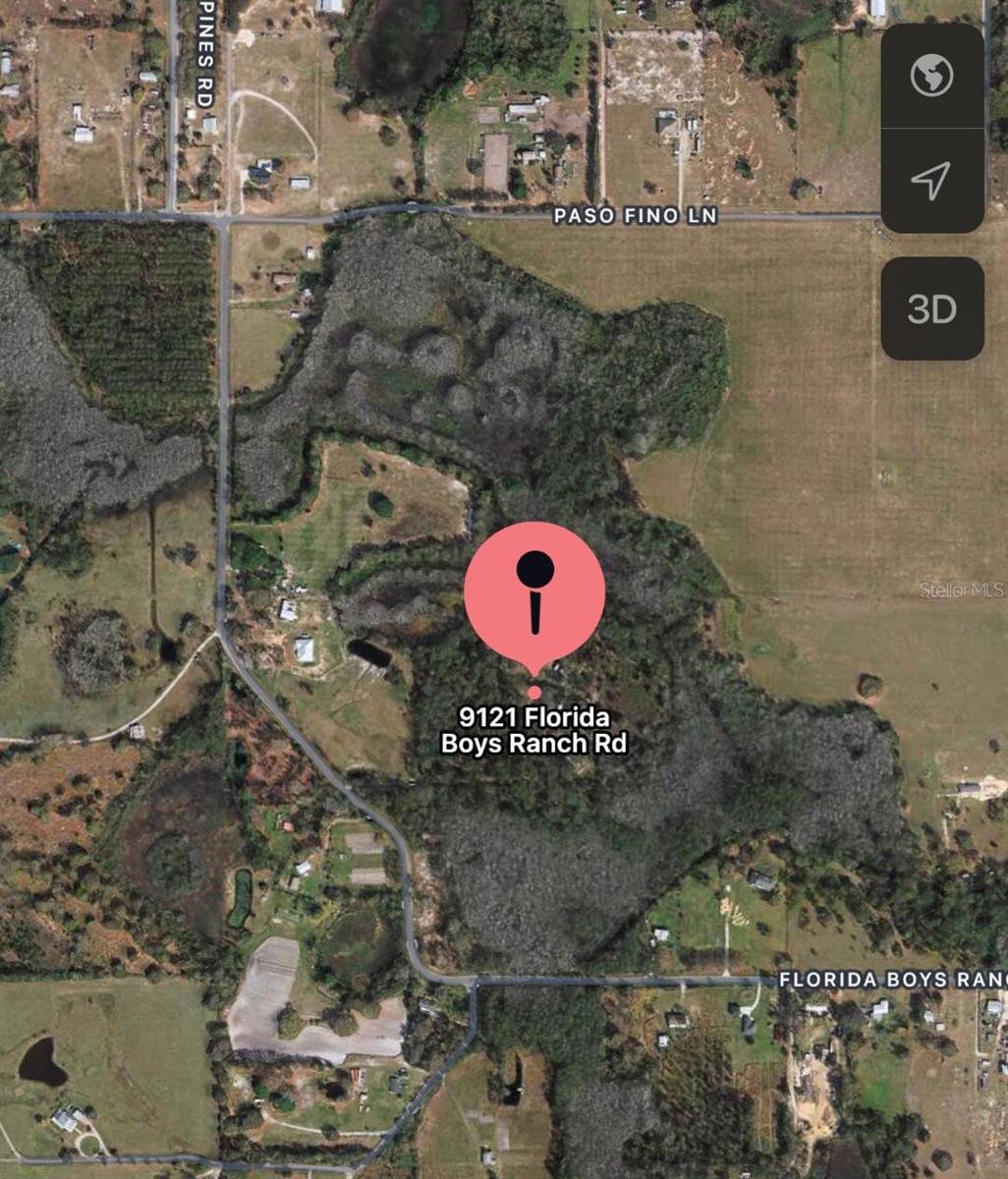 This land is located at 9121 Florida Boys Ranch Rd, Clermont, FL 34711. 9121 Florida Boys Ranch Rd is a home located in Lake County with nearby schools including Pine Ridge Elementary School, Gray Middle School, and Integrity Christian Academy. Value is in the land Great piece of property. 10 acres +/-. Great opportunity to save on impact fees. Zoned for horses. Pasture land, agricultural, residential, No Home Owners Association in the Groveland Farms Subdivision WELL WATER, SEPTIC TANK, mature OAK trees. Manufactured home on the property is damages and status scrap. NEW drone photos will be added after 4/1/2025 There are currently tractor trailers on the property that need to be removed they were discarded by the previous tenant. Close to Florida's Turnpike and SR-50. No HOA
restrictions. Perfect for those seeking a peaceful setting while maintaining easy access to Central Florida attractions and major highways (US-
27). Remaining acreage is naturally wooded, offering privacy and the freedom to clear additional space as needed. Zoned residential with
additional potential for agricultural use. Call Lake County Zoning for more details