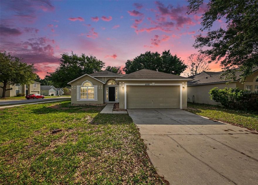 This move-in-ready three-bedroom, two-bathroom home is located in the desirable Leesburg Overlook at Lake Griffin community. The interior features a spacious open floor plan that creates a seamless flow throughout the main living areas, perfect for both daily living and entertaining. The updated kitchen serves as a stylish centerpiece, boasting elegant granite countertops and modern stainless-steel appliances. Designed with functionality in mind, the layout includes a primary bathroom equipped with a double sink vanity. This prime location offers a convenient lifestyle with easy access to local amenities and a straightforward commute to major surrounding areas. Schedule your private showing today!