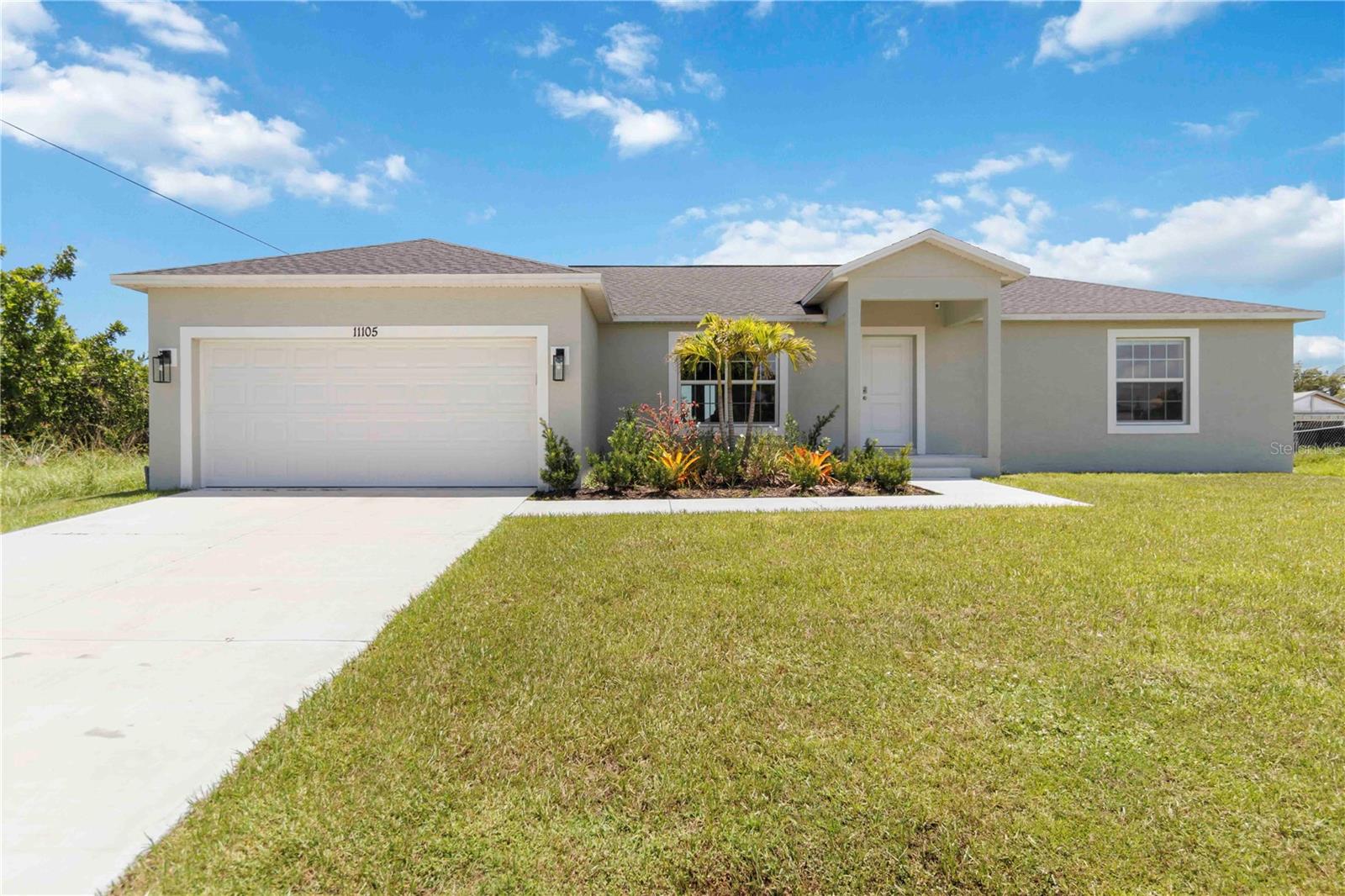 Turnkey fully furnished home. No Flood Zone. Concrete block stucco Constructiion, Split open floor plan, 3 bedrooms, 2 bathrooms, with 2 car Garage. Home was built in 2023. home has tile flooring throughout, cathedral celling's. Granite countertops, with stainless-steel appliances. Located minutes of the beach, shopping, golfing, beautiful beaches and world class fishing.